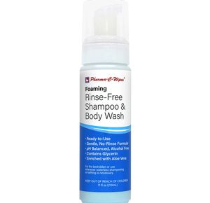 Pharma-C-Wipes Foaming Rinse-Free Shampoo and Body Wash