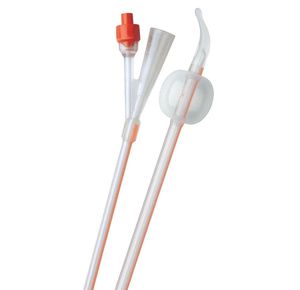 Coloplast Folysil 2-Way Indwelling Catheter - Coude Tip - 10cc Balloon Capacity
