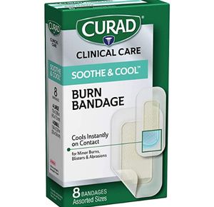 Medline Curad Soothe and Cool Clear Waterproof Hydrogel Bandages