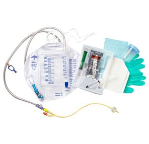 Medline Two Layer Silicone Elastomer Coated Foley Catheter Tray