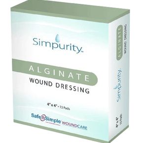 Safe N Simple Simpurity Alginate Wound Dressing