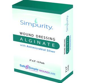 Safe N Simple Simpurity Silver Alginate Wound Dressing