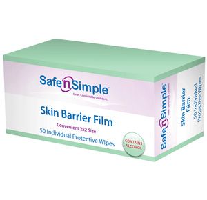 Safe N Simple Skin Barrier Film Wipe