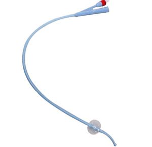 Covidien Dover Two-Way Coude Tip Silicone Foley Catheter - 5cc Balloon Capacity