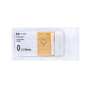 Medtronic Ti-cron Taper Point Polyester Suture with HGS-23 Needle