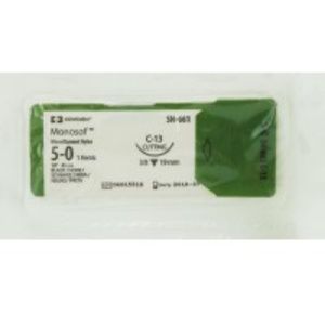 Medtronic Monosof Dermalon Reverse Cutting Sutures 30 inch C-13 Needle