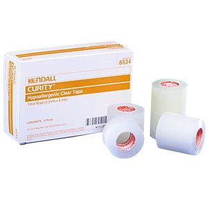 Covidien Kendall Hypoallergenic Clear Tape