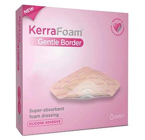 Crawford KerraFoam Gentle Border Foam Dressing