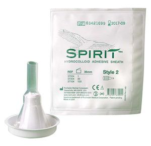 Rochester Spirit Style 2 Hydrocolloid Sheath Male External Catheter
