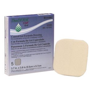 ConvaTec DuoDERM CGF Sterile Dressing - 6 x 8 inch - Rectangle - 187643