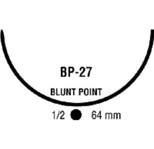 Medtronic Blunt Taper Point Protect Point Suture with Needle BP-27