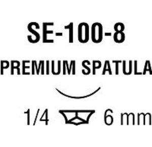 Medtronic Premium Spatula Suture with Needle SE-100-8