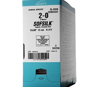 Medtronic Sofsilk Reverse Cutting Suture with Needle GS-10