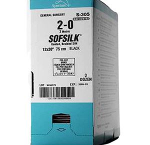 Medtronic Sofsilk Premium Spatula Suture with Needle SS-14