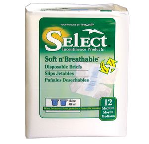Select Soft and Breathable Disposable Brief