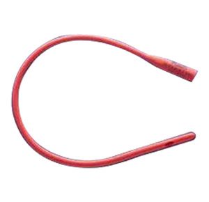 Rusch Robinson Red Rubber Latex Intermittent Catheter - Hollow Tip