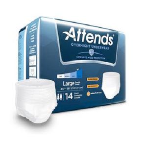 Attends Overnight Extended Wear Underwear
