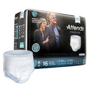 Attends Premier Underwear - Overnight Absorbency