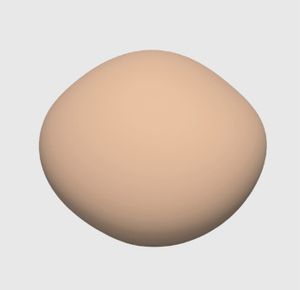 ABC 10205 Ellipse Massage Breast Form