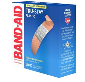 Johnson & Johnson Band-Aid Tru-Stay Plastic Bandage