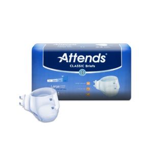 Attends Unisex Heavy Absorbency Incontinence Briefs