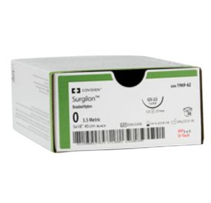 Medtronic Surgilon Taper Point Suture with HGS-25 Needle