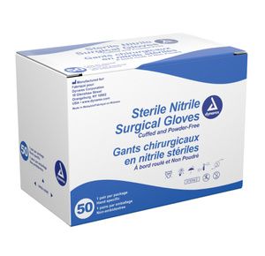 Dynarex Sterile Nitrile Surgical Gloves