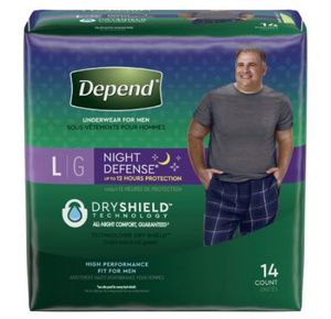 Depend Night Defense Underwear For Men - Overnight Absorbency