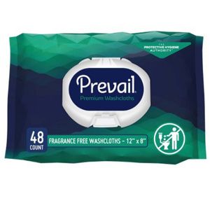 Prevail Fragrance Free Adult Washcloths