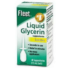 Fleet Liquid Glycerin Suppositories