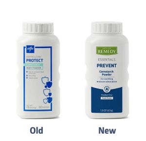 Medline Soothe and Cool Cornstarch Body Powder