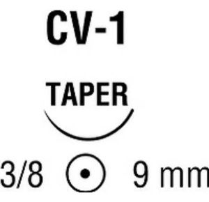 Medtronic Surgipro II Taper Point 30 Inch Monofilament Polypropylene Suture with CV-1 Needle