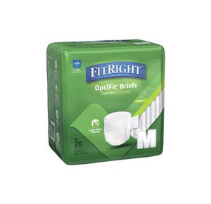 Medline FitRight Plus Cloth Like Adult Briefs