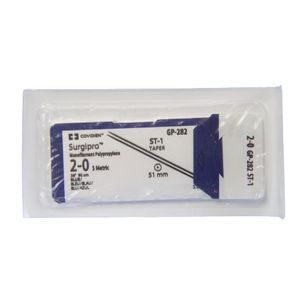 Medtronic Surgipro II Taper Point Monofilament Polypropylene Suture with ST-1 Needle