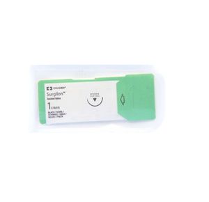 Medtronic Surgilon Reverse Cutting Braided Nylon Suture with HOS-12 Needle