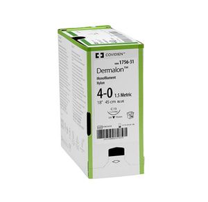 Medtronic Monosof Dermalon Premium Reverse Cutting Sutures P-14 Needle