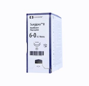 Medtronic Surgipro II Taper Point Monofilament Polypropylene Suture with CVF Needle