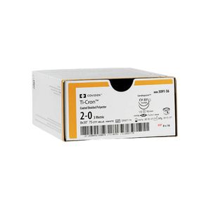 Medtronic Ti-cron Taper Point Polyester Suture with CV-310 Needle