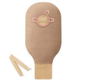 Hollister New Image Two-Piece Standard Wear Transparent Drainable Pouch With Clamp Closure