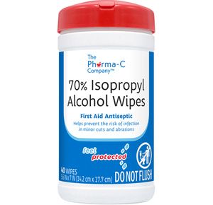 Pharma-C-Wipes 70 Percent Isopropyl Alcohol First Aid Wipe