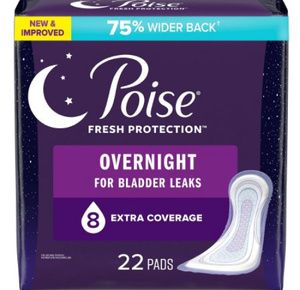 Poise Overnight Incontinence Pads - Heavy Absorbency