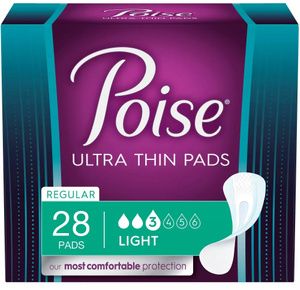 Poise Ultra Thin Incontinence Pad - Light Absorbency