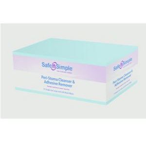 Safe N Simple Peri Stoma Cleanser And Adhesive Remover Wipes