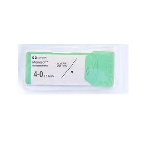 Medtronic Monosof Dermalon Cutting Nylon Sutures SC-1 Needle