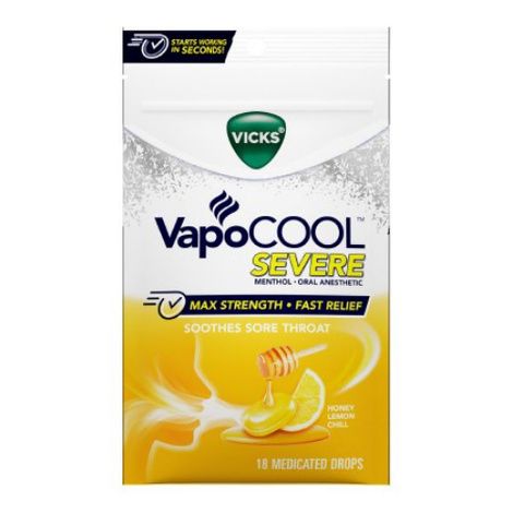 Buy Vicks VapoCOOL Sore Throat Relief Drops