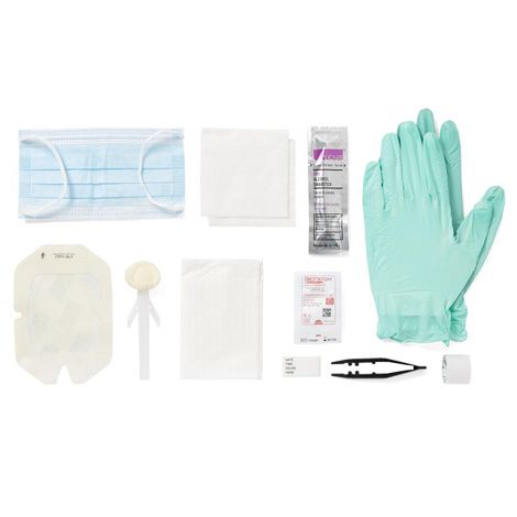 Buy Medline Central Line Latex Free Dressing Change Tray with Chloraprep - DYND75229