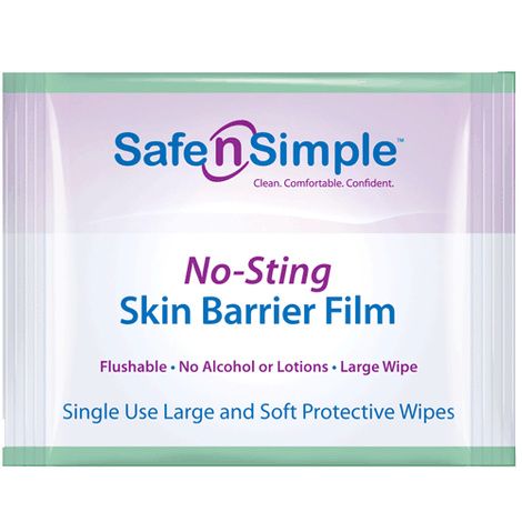 Buy Safe N Simple Skin Barrier No-Sting Wipe