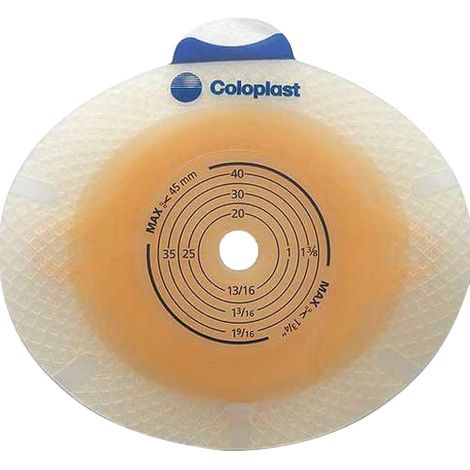 Buy Coloplast Sensura Click Two-Piece Flat Standard Cut-To-Fit Skin Barrier With Belt Tabs
