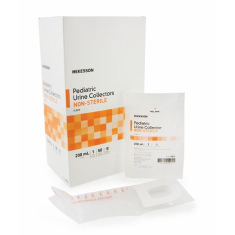 Buy McKesson Polypropylene Adhesive Closure Pediatric Urine Collection Bag