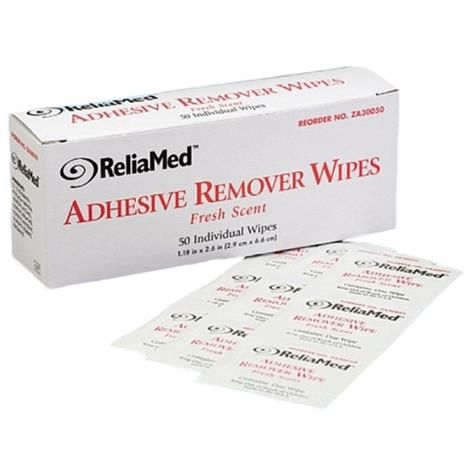Buy ReliaMed Adhesive Remover Wipes